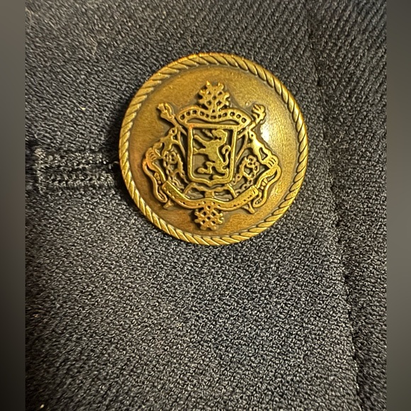 NWT Wilfred Aritzia Portale Admiral Blazer with Gold Emblem - Picture 6 of 12